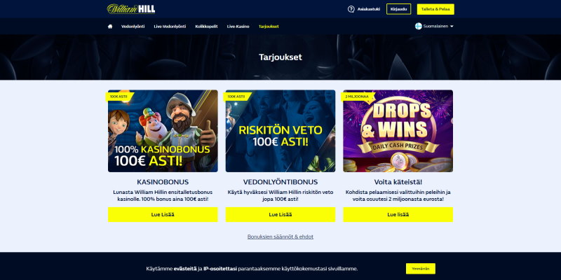 William Hill kokemuksia