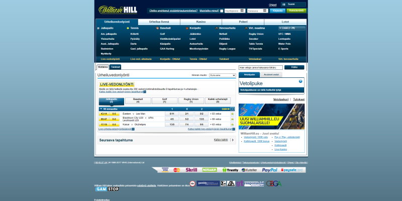 William Hill vedonlyönti